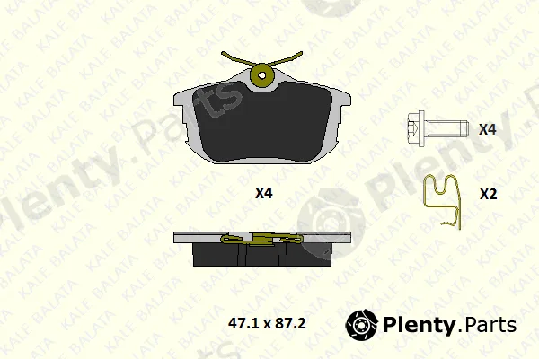 Kale 2354916815 — Brake Pad Set, disc brake