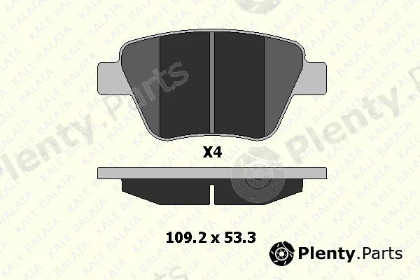 Kale 2456317704 — Brake Pad Set, disc brake
