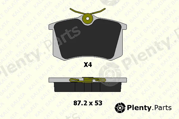 Kale 2355416204 — Brake Pad Set, disc brake