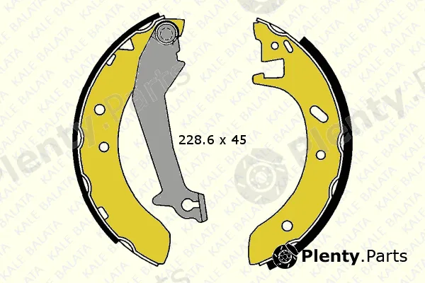 Kale 164065005P — Brake Shoe Set
