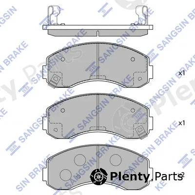 Hi-Q SP1056 — Brake Pad Set, disc brake