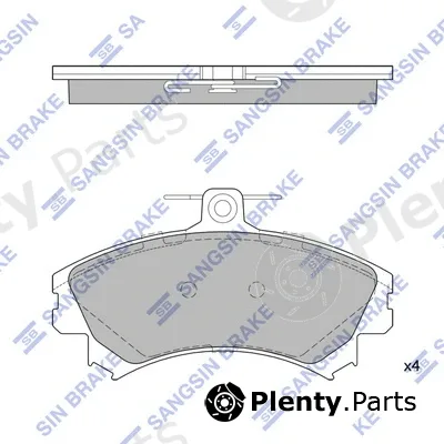 Hi-Q SP1859 — Brake Pad Set, disc brake