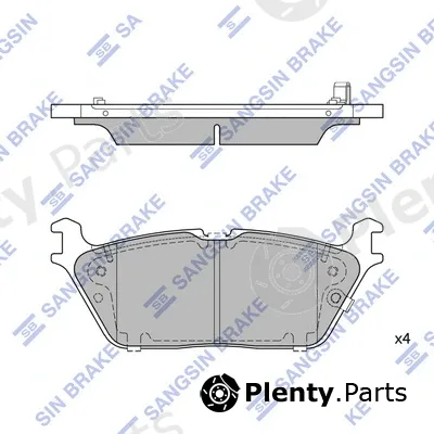 Hi-Q SP4501 — Brake Pad Set, disc brake