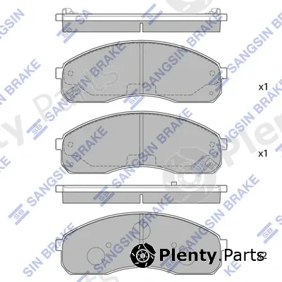 Hi-Q SP1116 — Brake Pad Set, disc brake