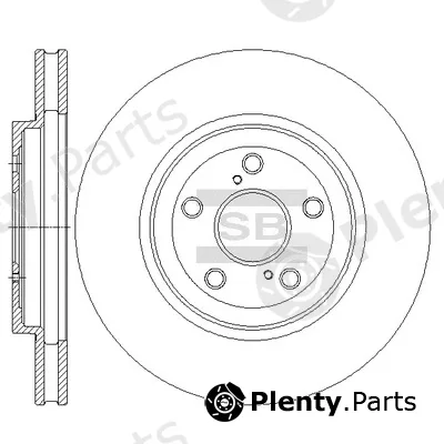 Hi-Q SD4033 — Brake Disc