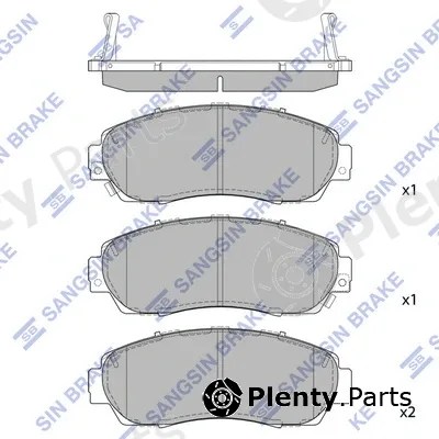 Hi-Q SP2115A — Brake Pad Set, disc brake