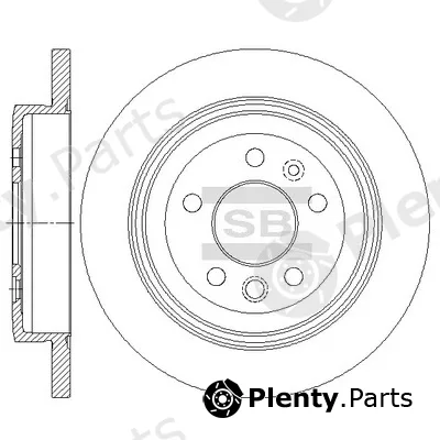 Hi-Q SD5335 — Brake Disc