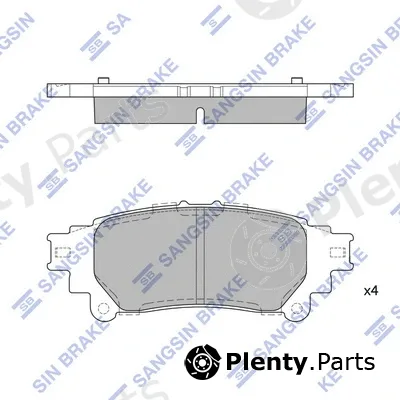 Hi-Q SP1458 — Brake Pad Set, disc brake