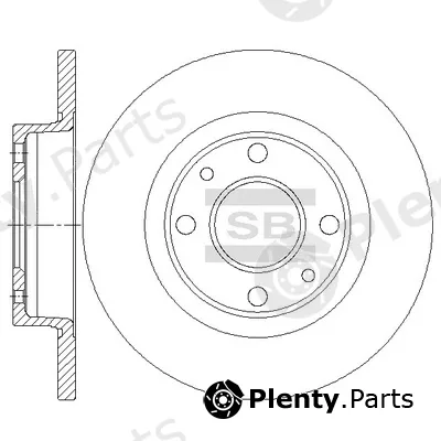 Hi-Q SD5801 — Brake Disc