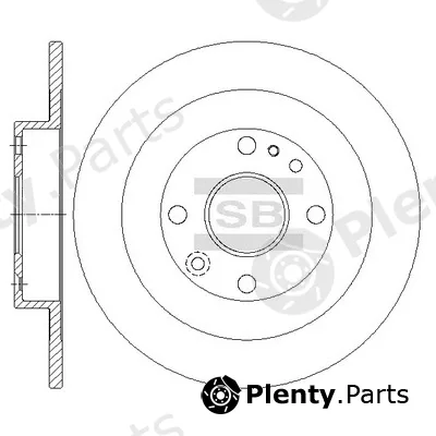 Hi-Q SD4444 — Brake Disc