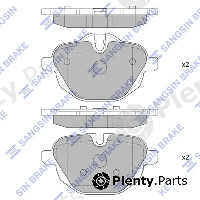 Hi-Q SP2275 — Brake Pad Set, disc brake