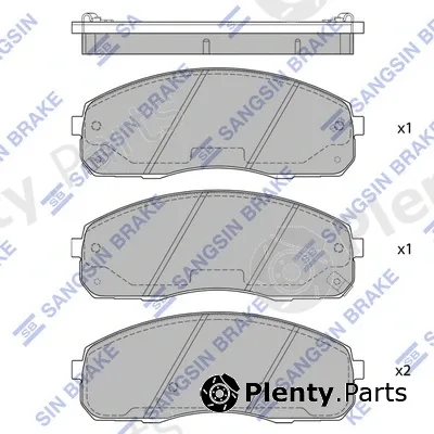 Hi-Q SP1735 — Brake Pad Set, disc brake