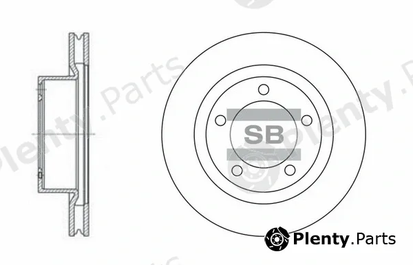 Hi-Q SD4017 — Brake Disc