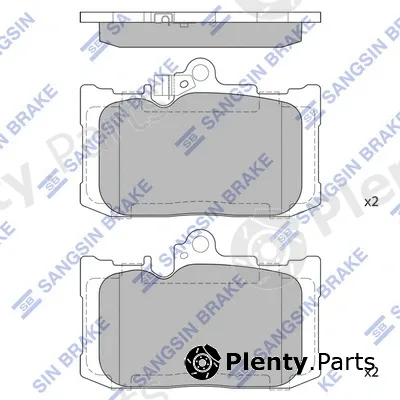 Hi-Q SP4552 — Brake Pad Set, disc brake