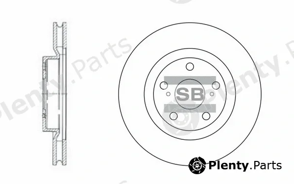 Hi-Q SD4021 — Brake Disc