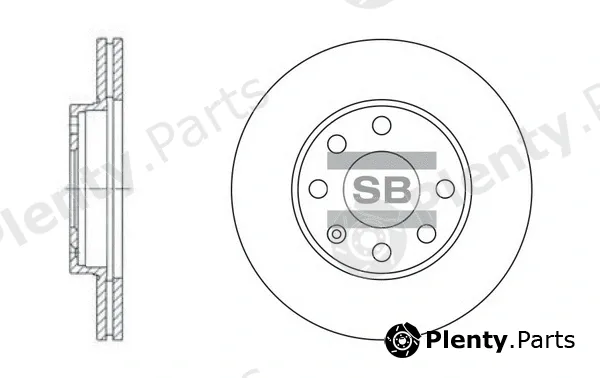 Hi-Q SD3004 — Brake Disc