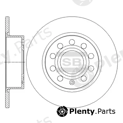 Hi-Q SD5406 — Brake Disc