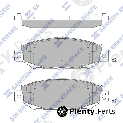 Hi-Q SP4160 — Brake Pad Set, disc brake