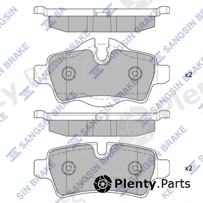 Hi-Q SP2246 — Brake Pad Set, disc brake