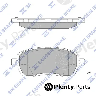 Hi-Q SP4138 — Brake Pad Set, disc brake