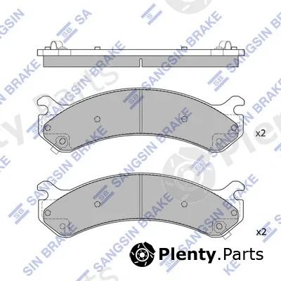 Hi-Q SP1309 — Brake Pad Set, disc brake