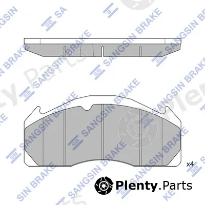 Hi-Q SP1394 — Brake Pad Set, disc brake
