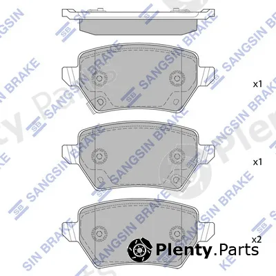 Hi-Q SP2615 — Brake Pad Set, disc brake