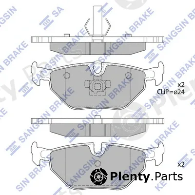Hi-Q SP2162 — Brake Pad Set, disc brake