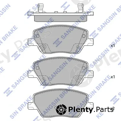 Hi-Q SP4412 — Brake Pad Set, disc brake