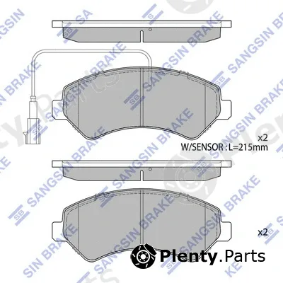 Hi-Q SP1716 — Brake Pad Set, disc brake
