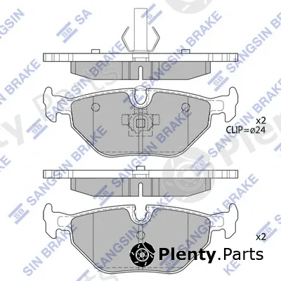 Hi-Q SP2109-R — Brake Pad Set, disc brake