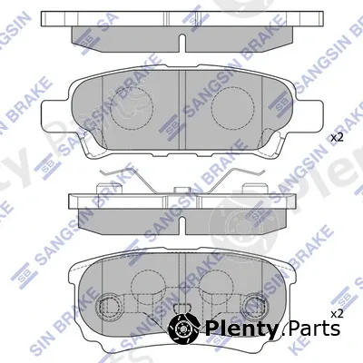 Hi-Q SP2111 — Brake Pad Set, disc brake
