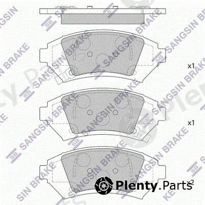 Hi-Q SP4330 — Brake Pad Set, disc brake