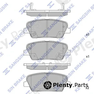 Hi-Q SP1247 — Brake Pad Set, disc brake