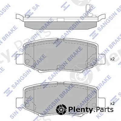 Hi-Q SP2186 — Brake Pad Set, disc brake