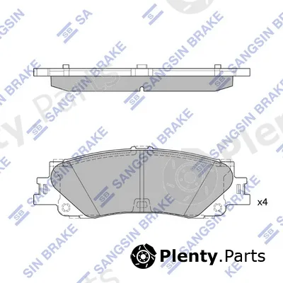 Hi-Q SP4039 — Brake Pad Set, disc brake