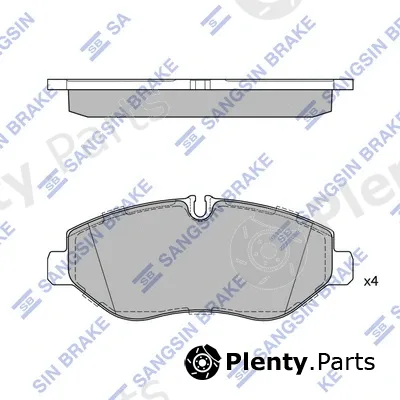 Hi-Q SP4410 — Brake Pad Set, disc brake