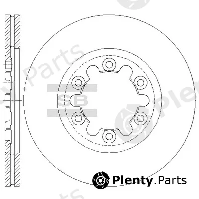 Hi-Q SD4443 — Brake Disc