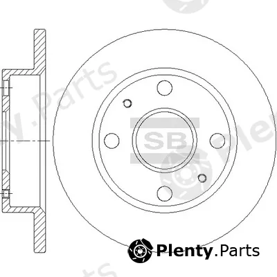Hi-Q SD4636 — Brake Disc