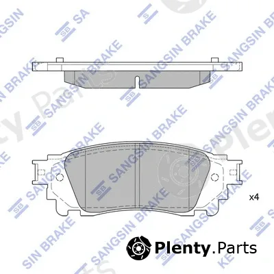 Hi-Q SP1827 — Brake Pad Set, disc brake