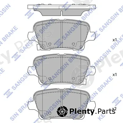 Hi-Q SP2729 — Brake Pad Set, disc brake