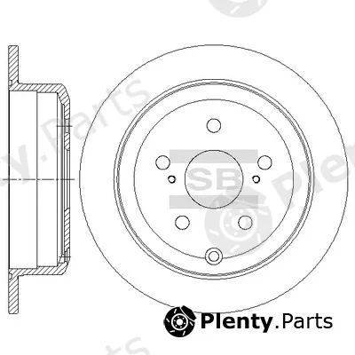 Hi-Q SD4628 — Brake Disc