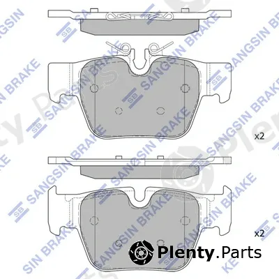 Hi-Q SP4543 — Brake Pad Set, disc brake