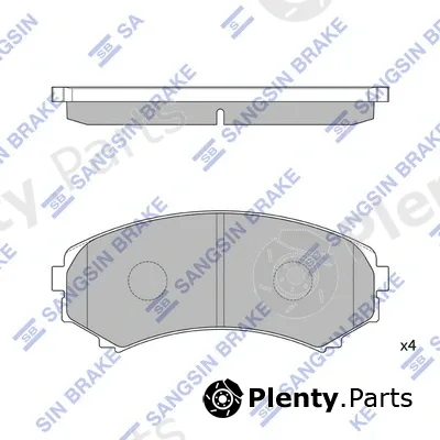 Hi-Q SP2075 — Brake Pad Set, disc brake