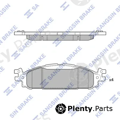 Hi-Q SP1711 — Brake Pad Set, disc brake