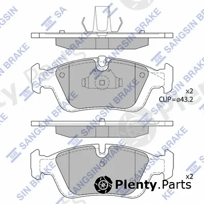 Hi-Q SP1388 — Brake Pad Set, disc brake
