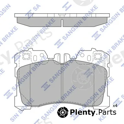 Hi-Q SP1496 — Brake Pad Set, disc brake