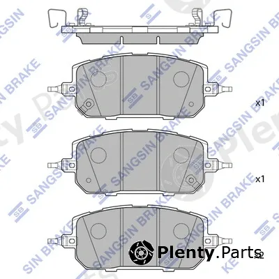 Hi-Q SP4530 — Brake Pad Set, disc brake