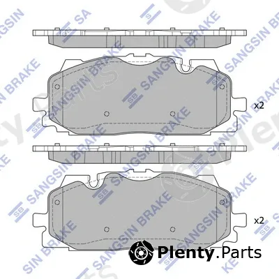 Hi-Q SP4128 — Brake Pad Set, disc brake