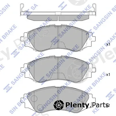Hi-Q SP1102 — Brake Pad Set, disc brake